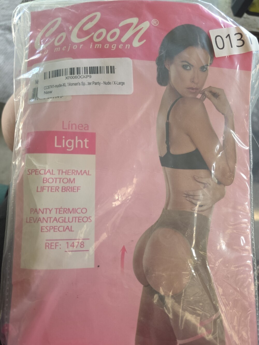 Co'coon Linea Light Special Thermal Butt Lifter Brief/Shaper Short (Ref: 1478)XL